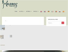 Tablet Screenshot of hotelmeleiros.com